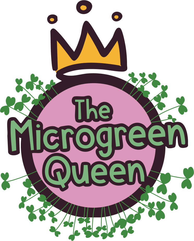 The Microgreen Queen Logo